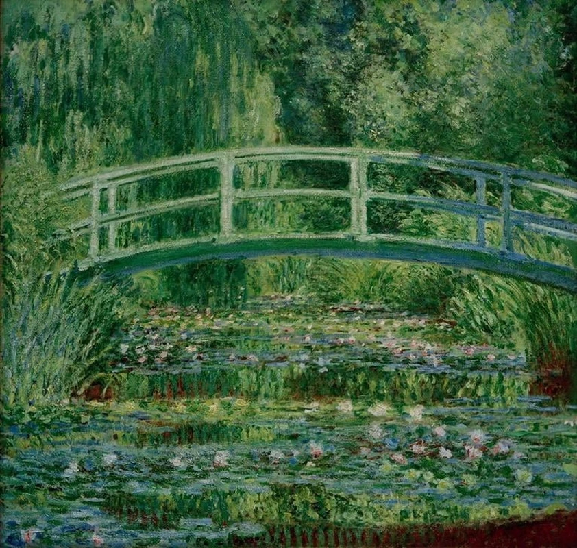 Il ponte giapponese con lo stagno delle ninfee - Princeton University, Art Museum